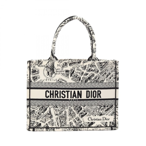 ディオール BOOK TOTE ブックトート ミディアム PLAN DE PARIS トートバッグ バッグ レディース