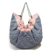 シャネル CHANEL ココカバスGM ショルダーバッグ バッグ キャンバス レディース ネイビー系 / レッド系 / ホワイト系 A46887 【中古】 CHANEL - シャネル CHANEL ココカバスGM ショルダーバッグ バッグ