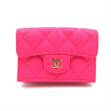 シャネル(CHANEL)シャネル クラシックスモール フラップウォレット 三