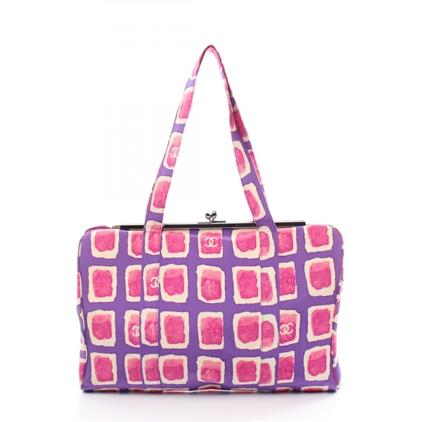 CHANEL カラフルチェックトートバッグ値下げ不可 シャネル(CHANEL)シャネル ココマーク トートバッグ バッグ レディース