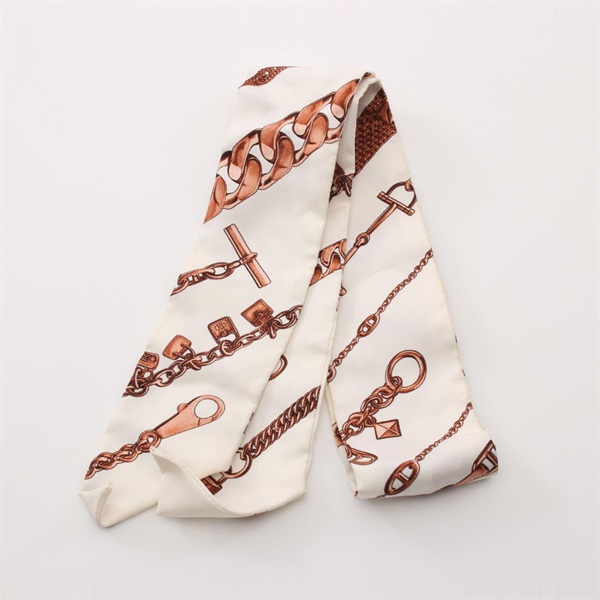 エルメス(HERMES)エルメス ツイリー CHAINES ＆ GOURMETTE