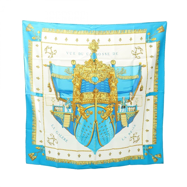 エルメス(HERMES)エルメス カレ90 VUE DU CARROSSE DE LA GALERE LA