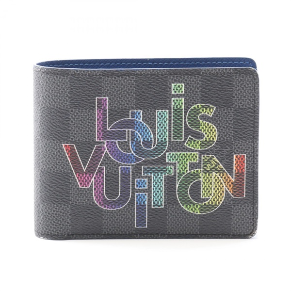 ルイヴィトン ダミエ グラフィット 二つ折り財布 ルイ・ヴィトン