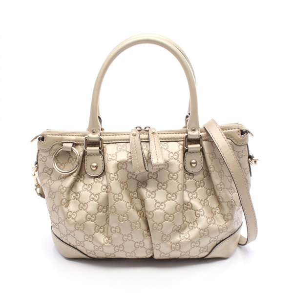 【極美品・チャームなし】GUCCIスーキー 2WAY グッチシマ 247902 グッチ(GUCCI)グッチ スーキー グッチシマ ハンドバッグ バッグ