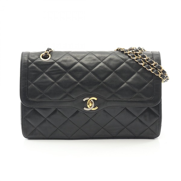 シャネル マトラッセ パリ限定 Wフラップ ショルダーバッグ バッグ レディース