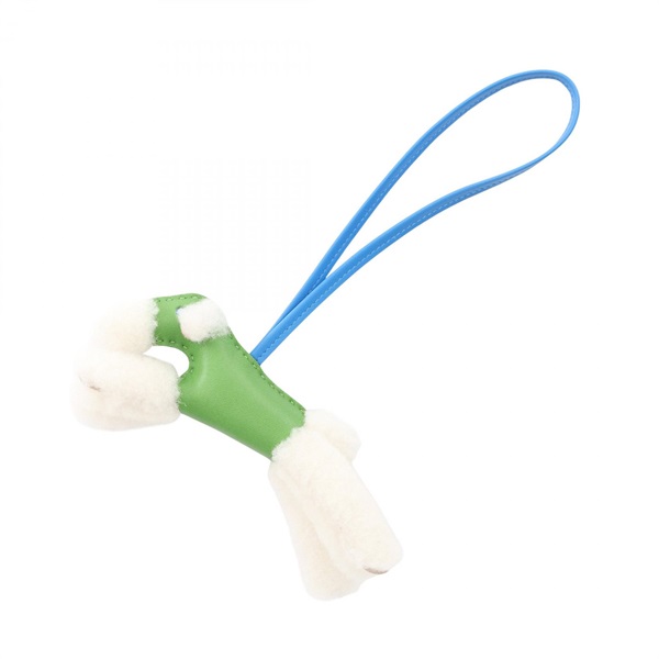 エルメス バディチャーム ヴェールユッカ ブルーフランス チャーム アクセサリー レディース