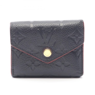 ルイ・ヴィトン ポルトフォイユ ゾエ モノグラムアンプラント マリーヌルージュ 三つ折り財布 財布 レディース M58880