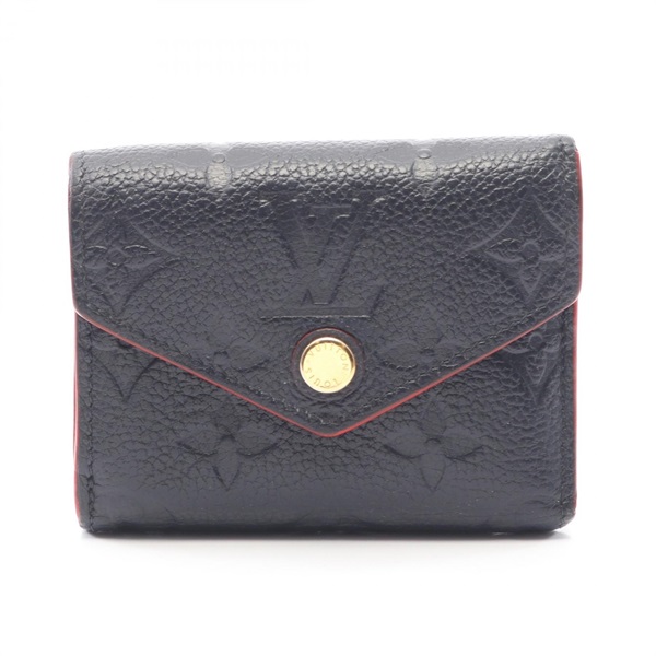 ルイ・ヴィトン ポルトフォイユ ゾエ モノグラムアンプラント マリーヌルージュ 三つ折り財布 財布 レディース M58880