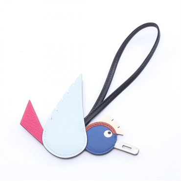 エルメス バーディ ブルーブリュム ブルーロワイヤル ローズメキシコ ナタ チャーム アクセサリー レディース