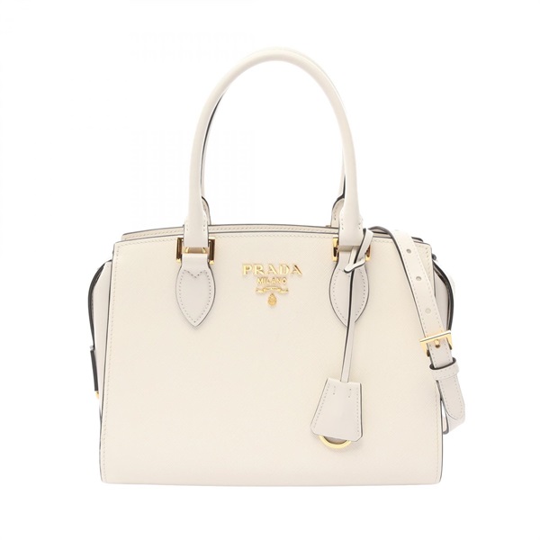 プラダ SAFFIANO + SOFT C 2WAY ハンドバッグ バッグ レディース 1BA164