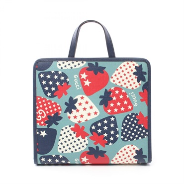 さりだ。様専用新品未使用GUCCI グッチチルドレントートバッグ グッチ×リバティ チルドレンズ キャンバス×レザー トートバッグ マルチ