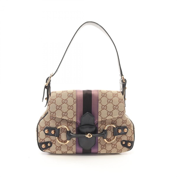 グッチ(GUCCI)グッチ ホースビット GGキャンバス ハンドバッグ バッグ