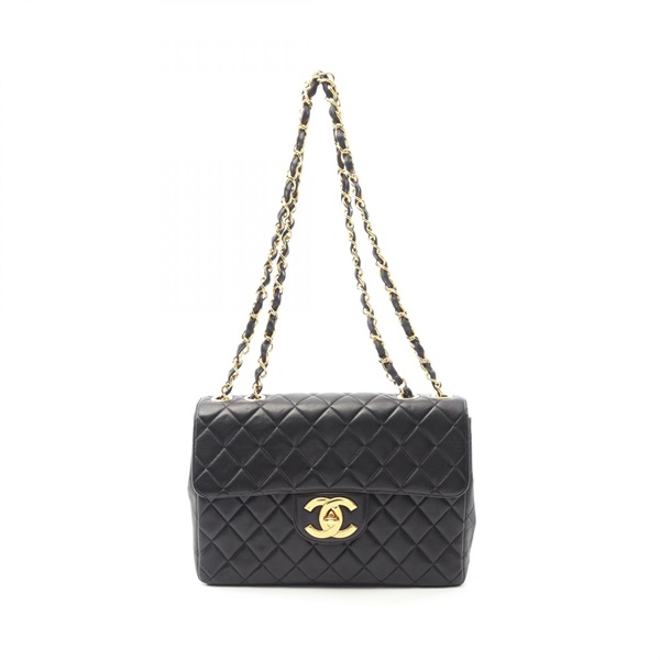 シャネル デカマトラッセ 30 シングルフラップ ショルダーバッグ バッグ レディース A28600