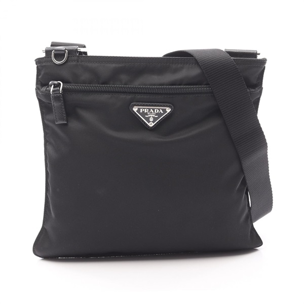 極美品 プラダ バッグ ナイロン 黒 1BH978 斜め掛け VELA ショルダー PRADA プラダ(PRADA)プラダ VELA ショルダーバッグ バッグ レディース 1BH978