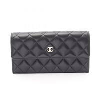 シャネル マトラッセ 二つ折り長財布 財布 レディース A50096