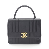 シャネル デカココマーク マドモアゼル トップハンドル ハンドバッグ バッグ レディース