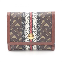 バーバリー(BURBERRY)バーバリー モノグラムストライプ 三つ折り財布  