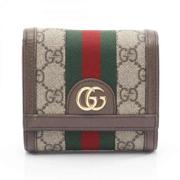グッチ GUCCI オフィディア 折り財布 シェリーライン