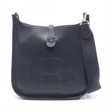 エルメス エヴリン 1 アン PM ブルーインディゴ ショルダーバッグ バッグ レディース