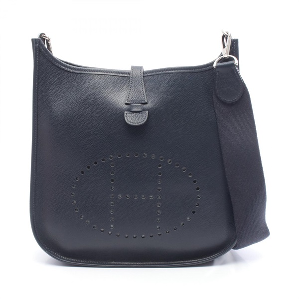 エルメス エヴリン 1 アン PM ブルーインディゴ ショルダーバッグ バッグ レディース