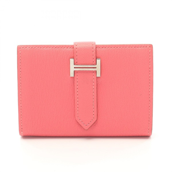 エルメス ベアンミニ ローズアザレ カードケース アクセサリー レディース