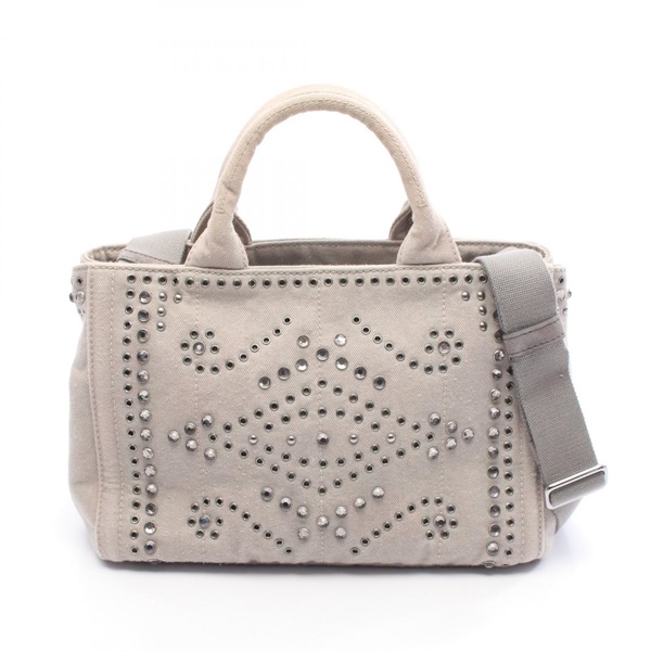 プラダ DENIM CANAPA カナパ ミニ トートバッグ バッグ レディース BN2439