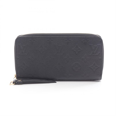 ルイ・ヴィトン ジッピーウォレット モノグラムアンプラント ノワール ラウンド長財布 財布 レディース M60571