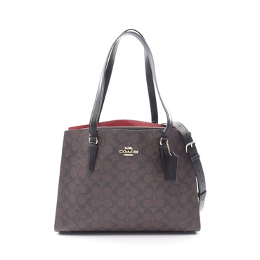 コーチ テイタム キャリーオール シグネチャー 2WAY トートバッグ バッグ レディース C4075