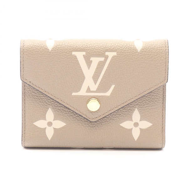 ルイ・ヴィトン ポルトフォイユヴィクトリーヌ バイカラー 三つ折り財布 財布 レディース M81861