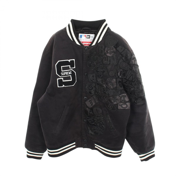 シュプリーム Supreme × New Era MBL Varsity Jacket スタジャン 衣料品 アウター メンズ