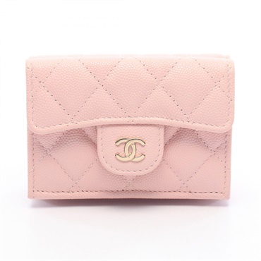 シャネル クラシック スモール フラップ ウォレット マトラッセ 三つ折り財布 財布 レディース AP0230