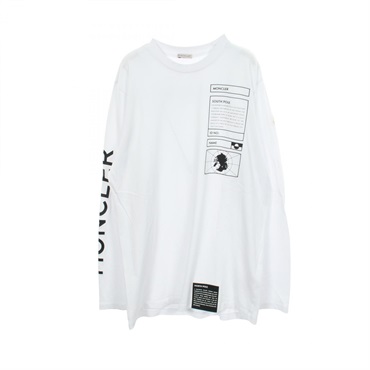 モンクレール グラフィック クルーネック 長袖Tシャツ 衣料品 トップス メンズ H20918D00010