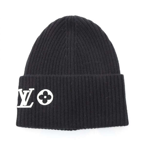 ルイ・ヴィトン LVヘッドライン ニットキャップ 帽子 レディース M77872