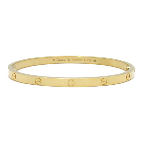 カルティエ　ラブブレス CARTIER カルティエ ラブブレス SM ハーフダイヤモンド ドライバー無し