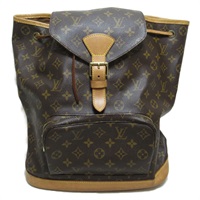 高級　良品　ルイヴィトン　モンスリ GM モノグラム　リュック　バックパック LOUIS VUITTON - 高級 ルイヴィトン モノグラム リュック バッグ