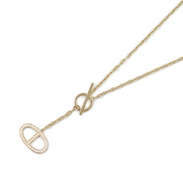 エルメス シェーヌダンクルコントゥール ダイヤ ネックレス ネックレス ジュエリー レディース