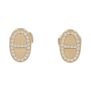 エルメス シェーヌダンクルコントゥール ピアス ピアス ジュエリー レディース 4.0g