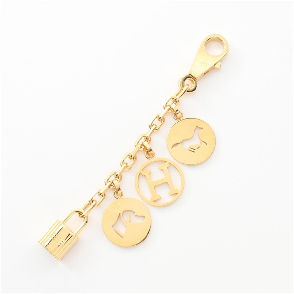 【新同】 エルメス アミュレット 4 ブルロック バッグ チャーム ドッグ カデナ キーホルダー 馬 犬 シルバー パラジウム SS 【A31362】 ランク A HERMÈS エルメス アミュレット4 \"ブルロック\" バッグチャーム