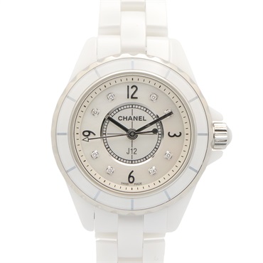 シャネル J12 8Pダイヤ 腕時計 時計 レディース H2570