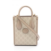グッチ(GUCCI)グッチ インターロッキングG GGスプリーム ミニトート