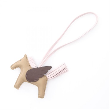 エルメス ロデオペガサスPM ベージュマルファ モーヴペール モカ チャーム アクセサリー レディース