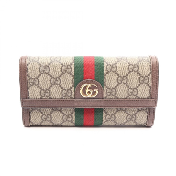 グッチ オフィディア GGスプリーム コンチネンタルウォレット 二つ折り長財布 財布 レディース 523153