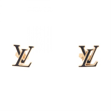 ルイ・ヴィトン LV アイコニック エナメル ピアス ジュエリー レディース M04444