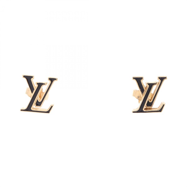 ルイ・ヴィトン LV アイコニック エナメル ピアス ジュエリー レディース M04444