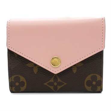 超極美品✨ルイヴィトン アンプラント ポルトフォイユ ゾエ 三つ折り財布 ピンク LOUIS VUITTON ルイヴィトン モノグラム アンプラント