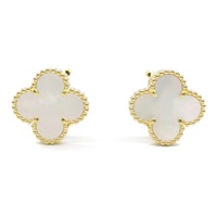 美品　ヴィンテージアルハンブラ　マザーオブパール　ピアス ヴァンクリーフ＆アーペル(Van Cleef & Arpels)ヴァンクリーフ