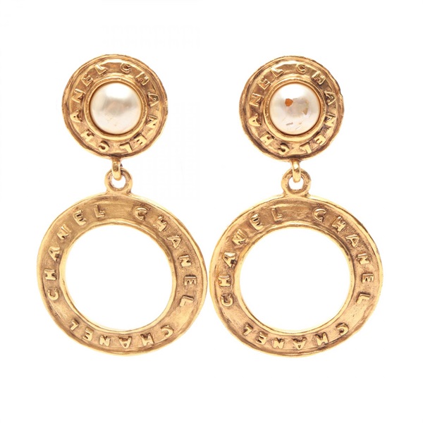 シャネル CHANELロゴ イヤリング ジュエリー レディース