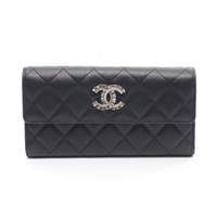 シャネル マトラッセ ココマーク 二つ折り財布 財布 レディース