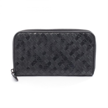 ボッテガヴェネタ アイヤーズ イントレチャート ラウンド長財布 財布 メンズ レディース 114076