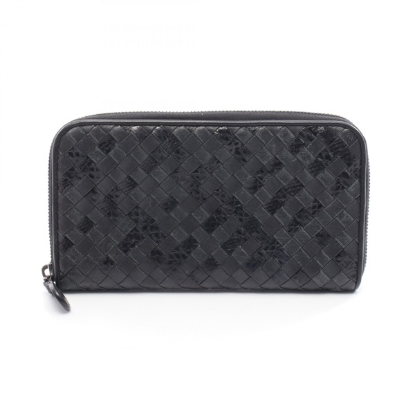 ボッテガヴェネタ アイヤーズ イントレチャート ラウンド長財布 財布 メンズ レディース 114076